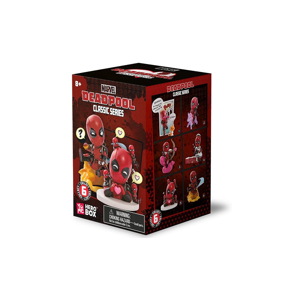 Marvel Hero Box Classic Series Mini Figures Deadpool 8 cm Display