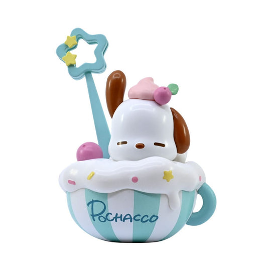 Sanrio Memo Stand Party Time Series Mini Figūriņas Hello Kitty and Friends 5 cm Displejs (Pochacoo)